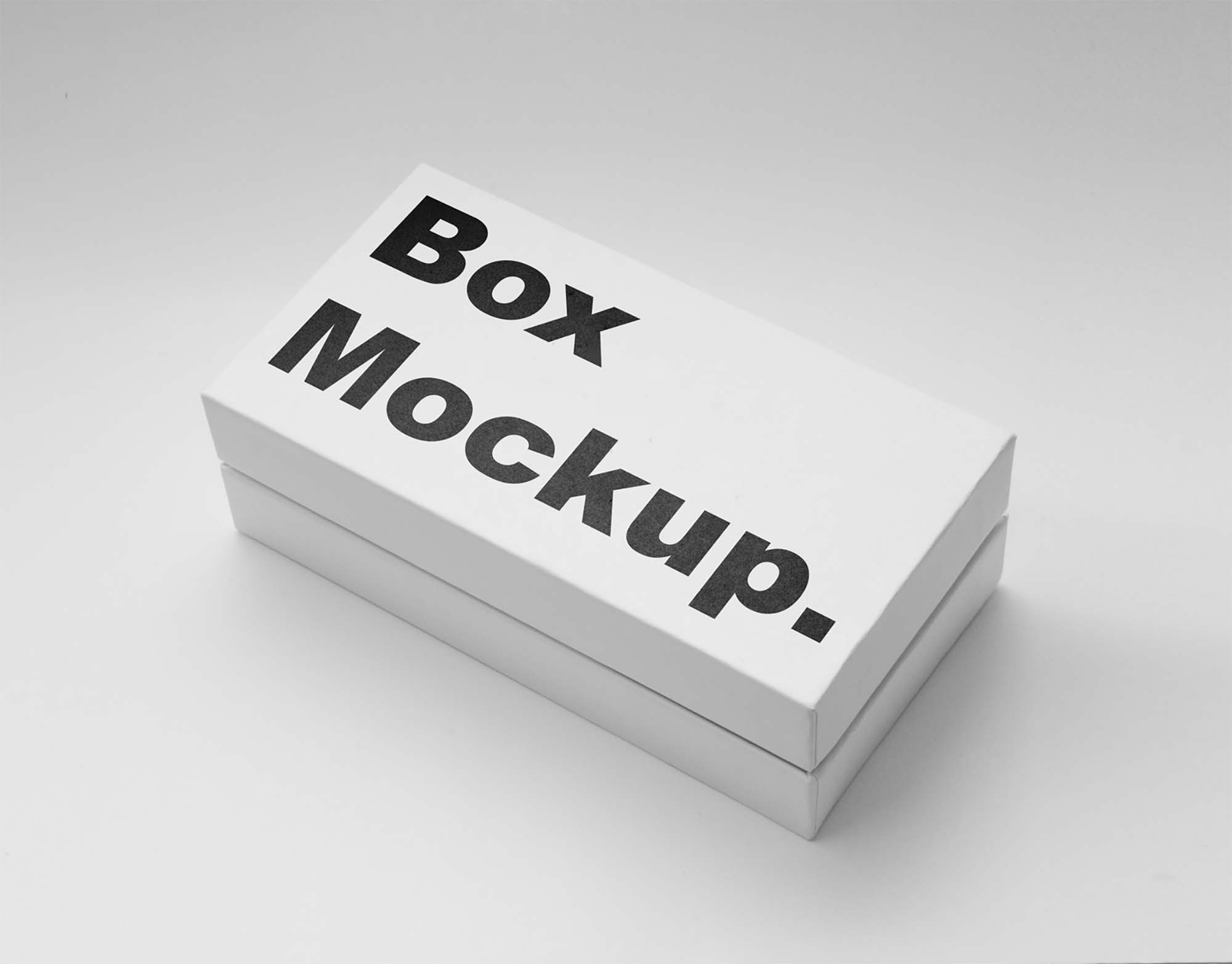 Minimalistic Box Mockup
