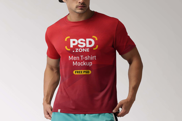 New Men T-Shirt Mockup