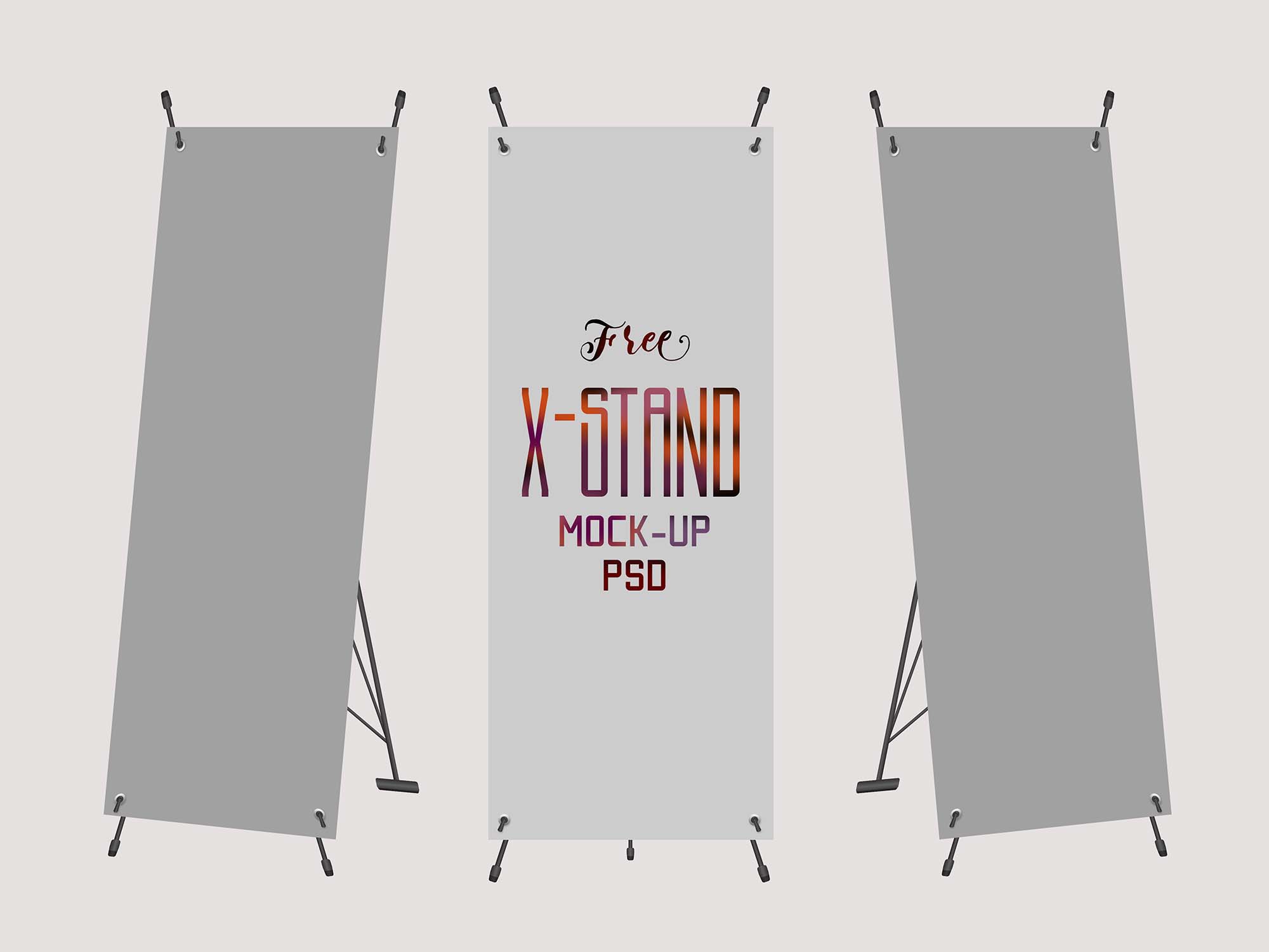 New Stand Banner Mockup