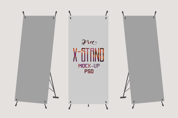 New Stand Banner Mockup