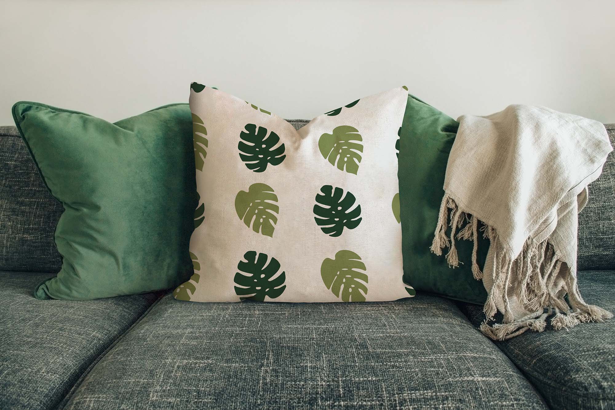 Pillows on Sofa Mockup