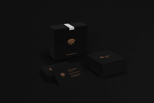 Corporate Black Boxes Mockup