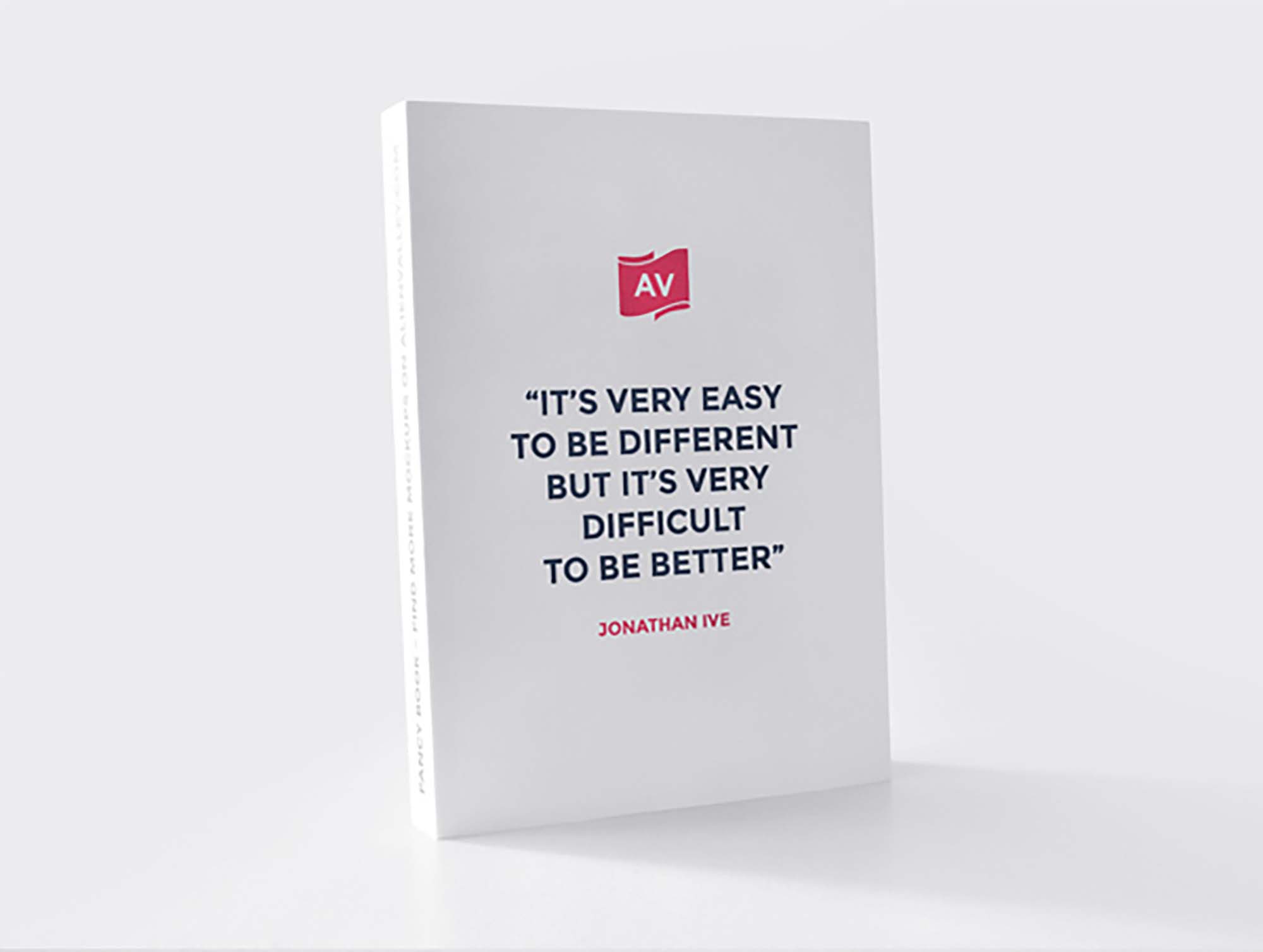 Clean White Book Mockup