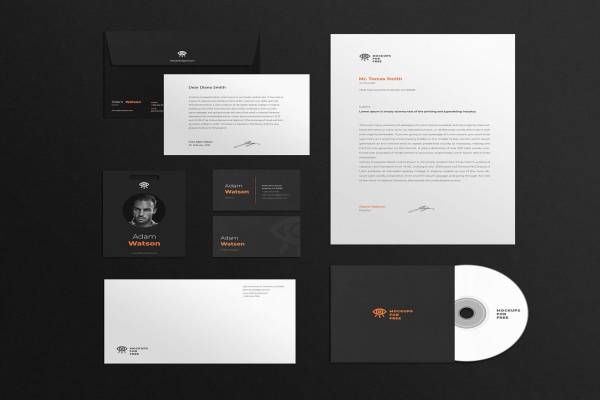 New Corporate Identity Mockup