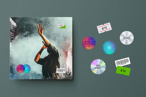 Vinyl Record Cover Mockup