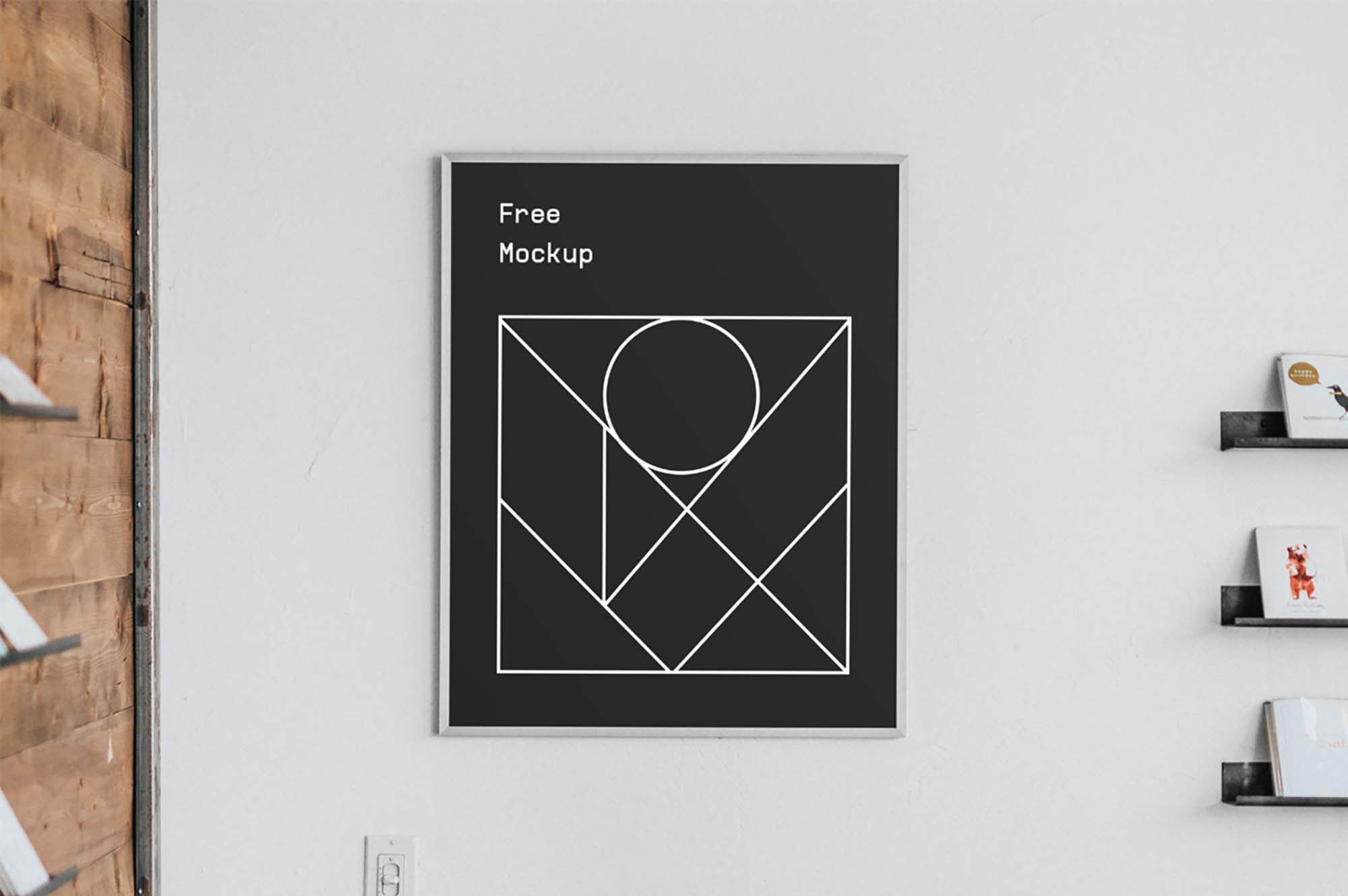 Wall Poster Interior Mockup