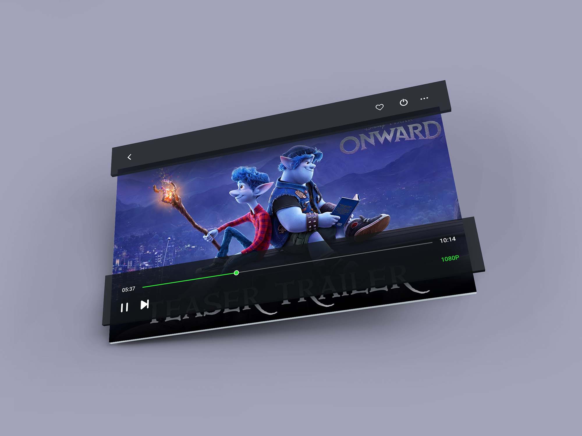 Video Player Mockup