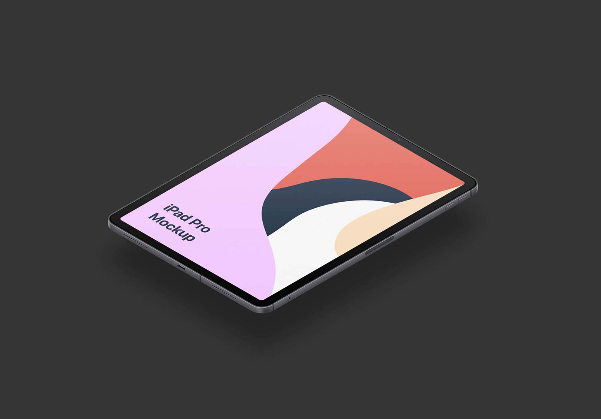 New Floating iPad Pro Mockup