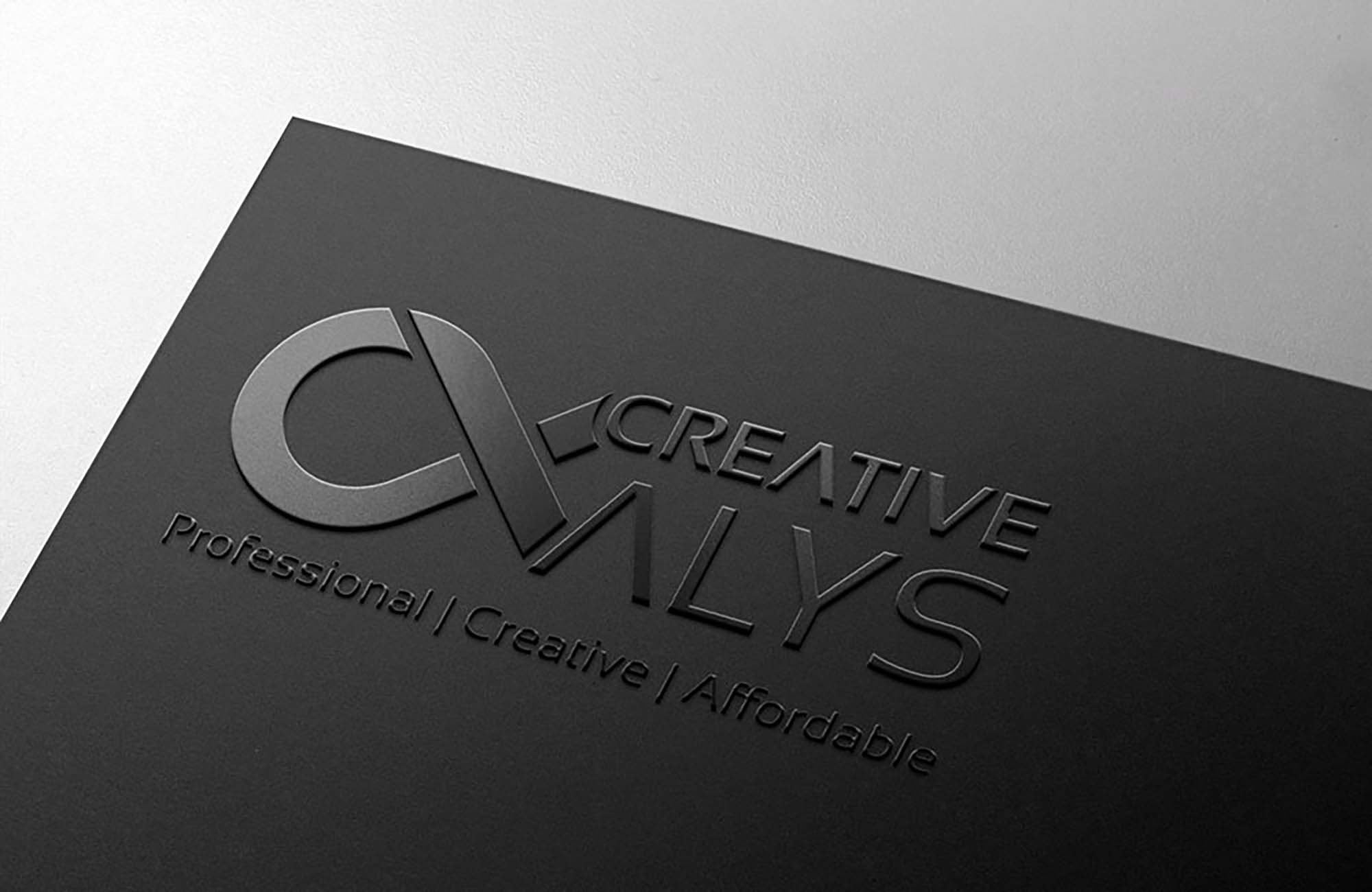 Card Embossed Logo Mockup