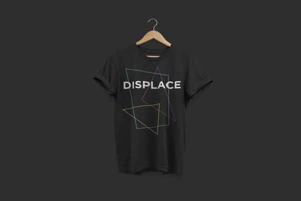 Acid Wash T-Shirt Mockup