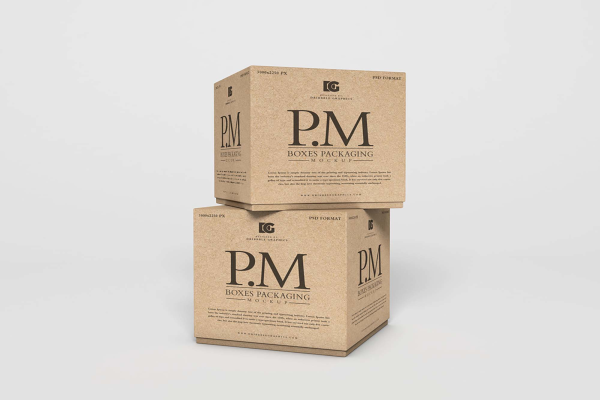 Craft Boxes Mockup
