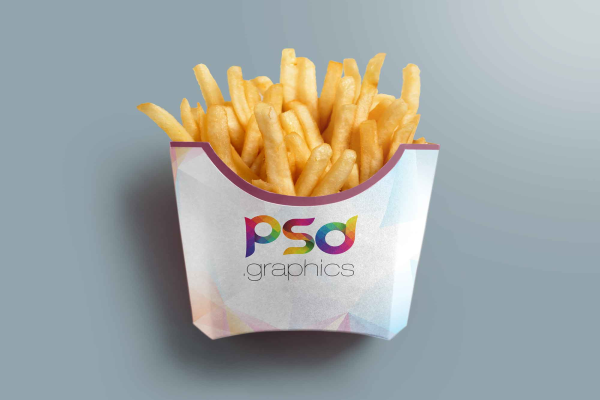 French Fries Packaging Mockup