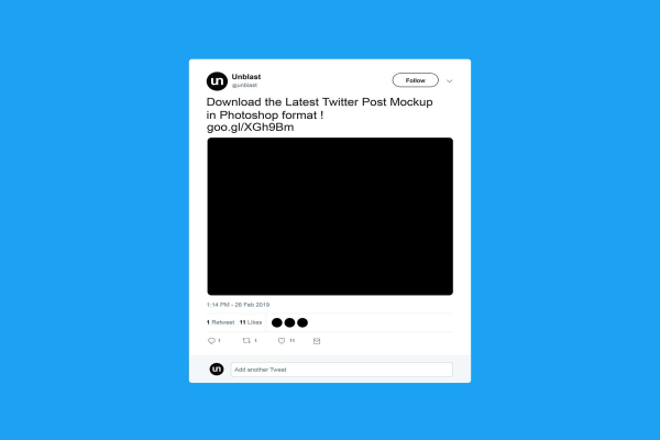 Twitter Post Mockup