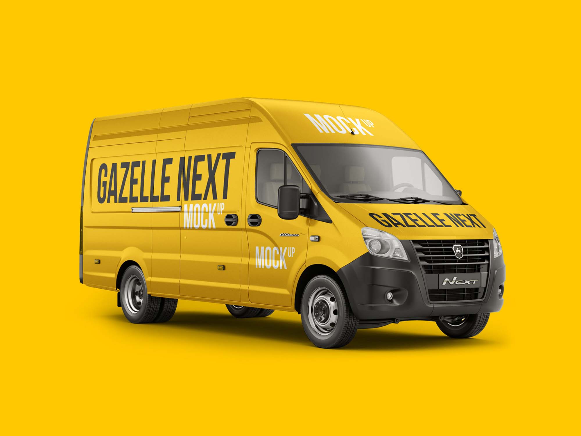 New Gazelle Van Mockup