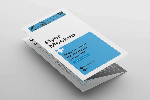 Z Fold Brochure Mockup