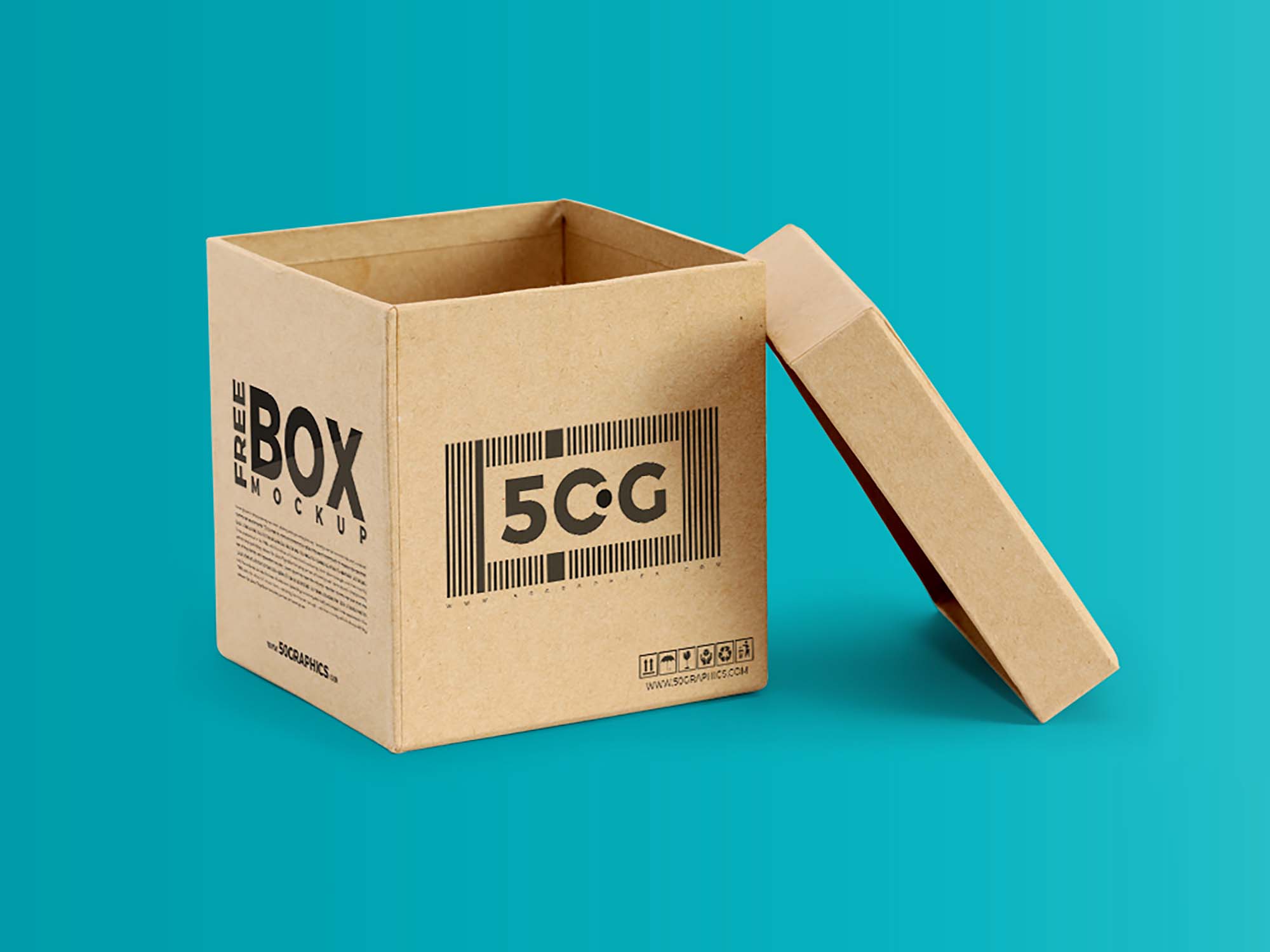 Open Box Mockup