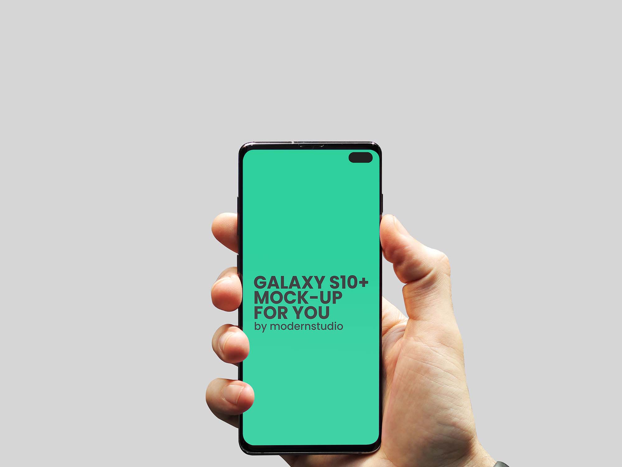 Galaxy S10 Plus Mockup