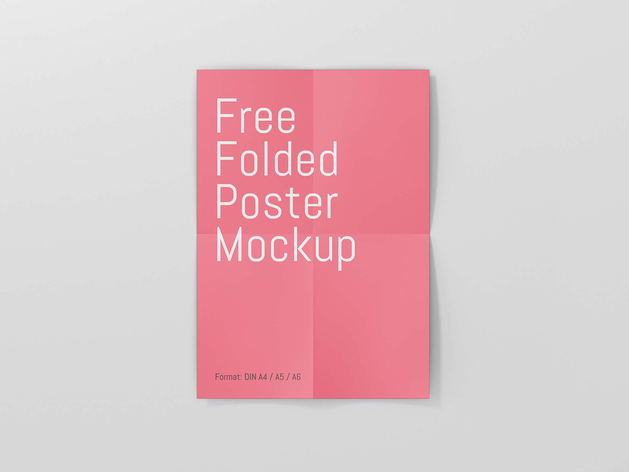 Paper Poster Mockup