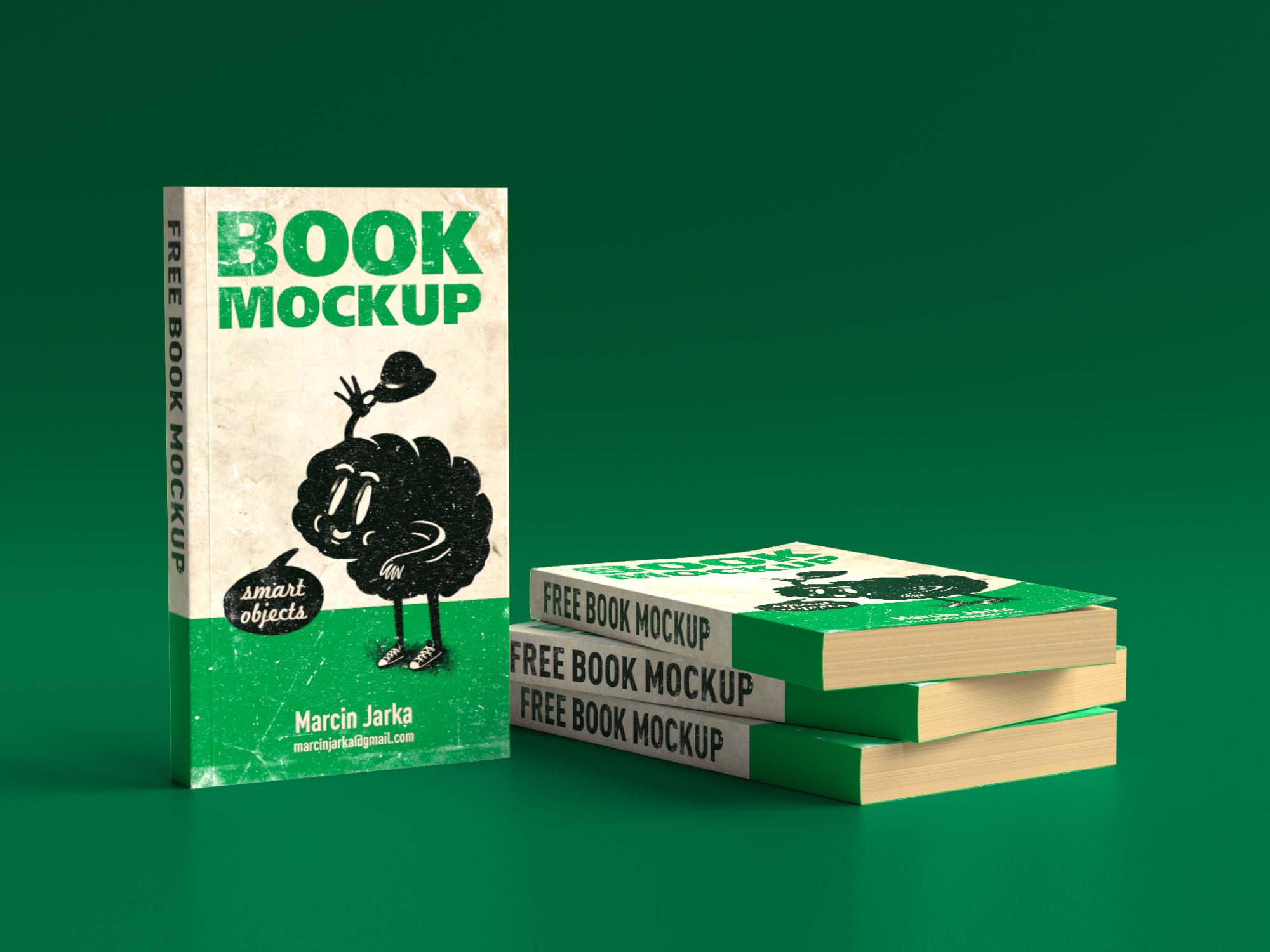 Group of Books mockup