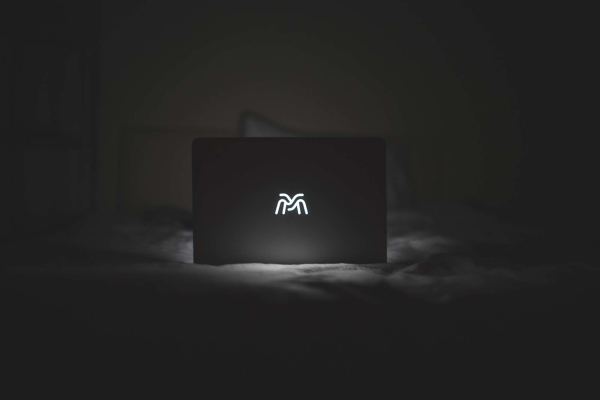 Macbook Logo Mockup