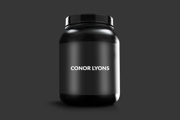 Protein Powder Container Mockup