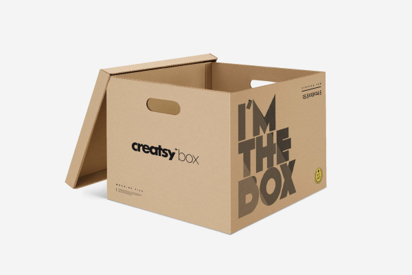 Moving Box Mockup