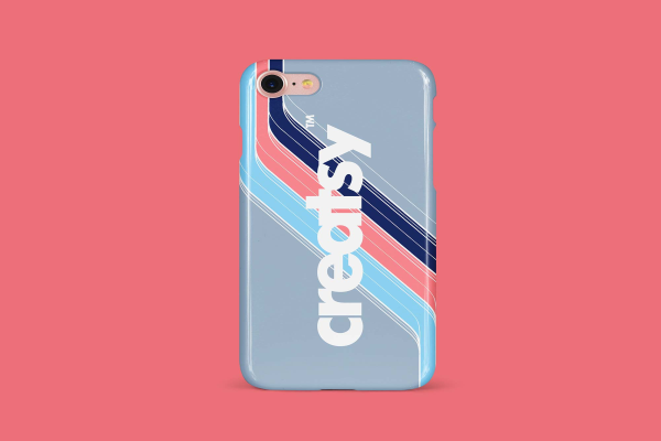 iPhone Glossy Case Mockup