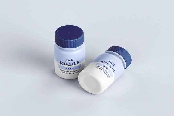 Pharmaceutical Jar Mockup