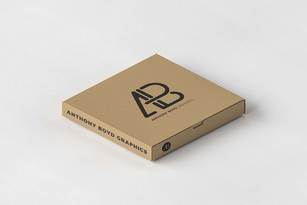 Pizza Box Packaging Mockup