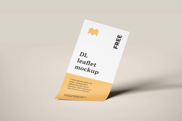 DL Leaflet Mockup