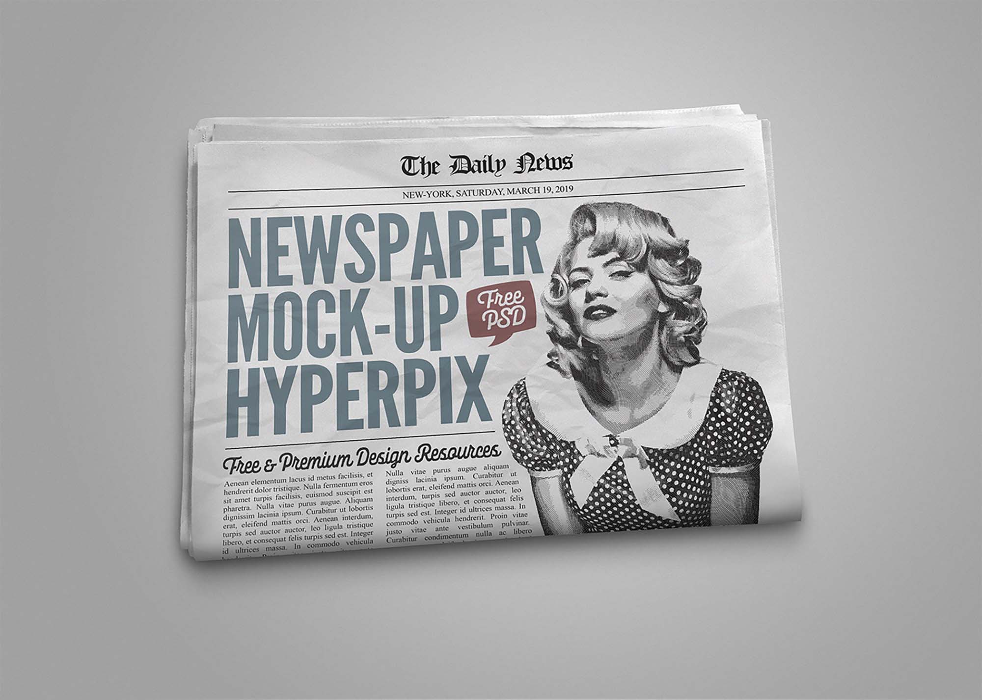 Newspaper Mockup