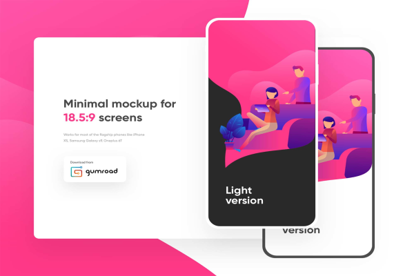 Minimal Phone Mockups