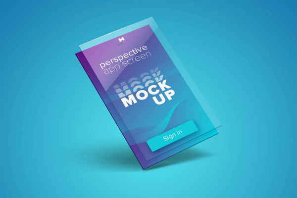 Perspective App Screen Mockup
