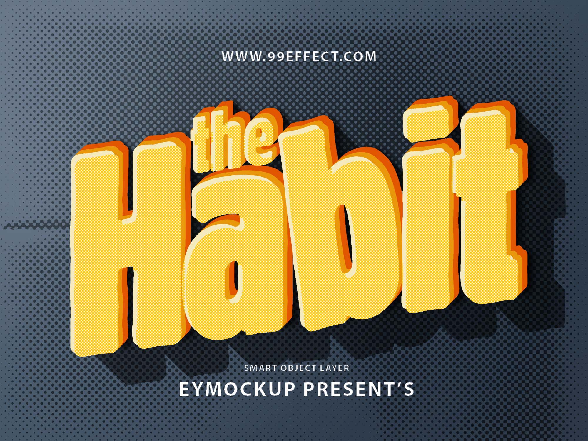 Retro Text Effect