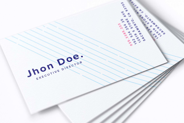 New UK Business Cards Mockup