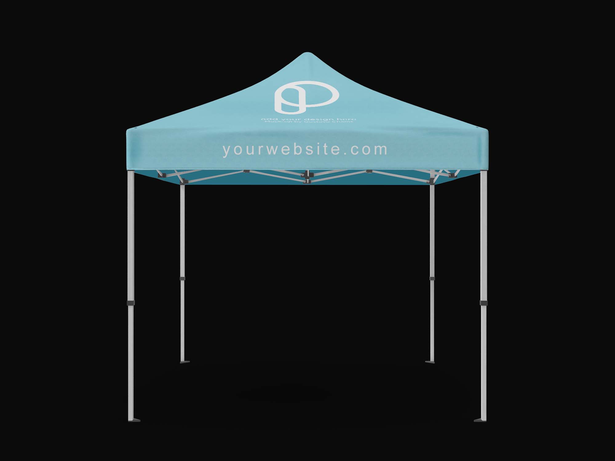 Square Tent Mockup