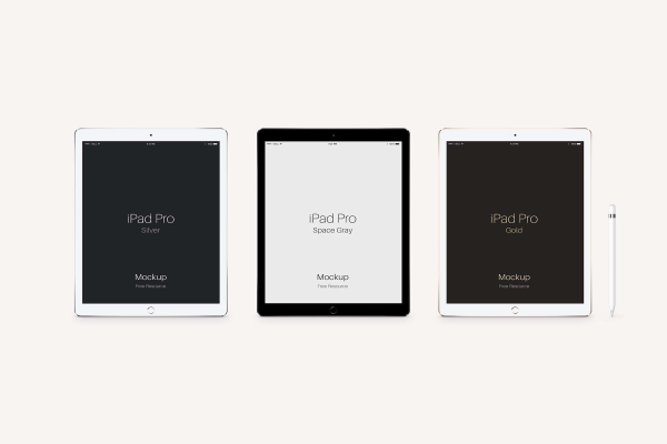 New Vector iPad Pro Mockup