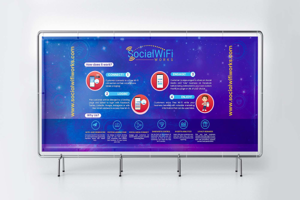 Big Stand Banner Mockup