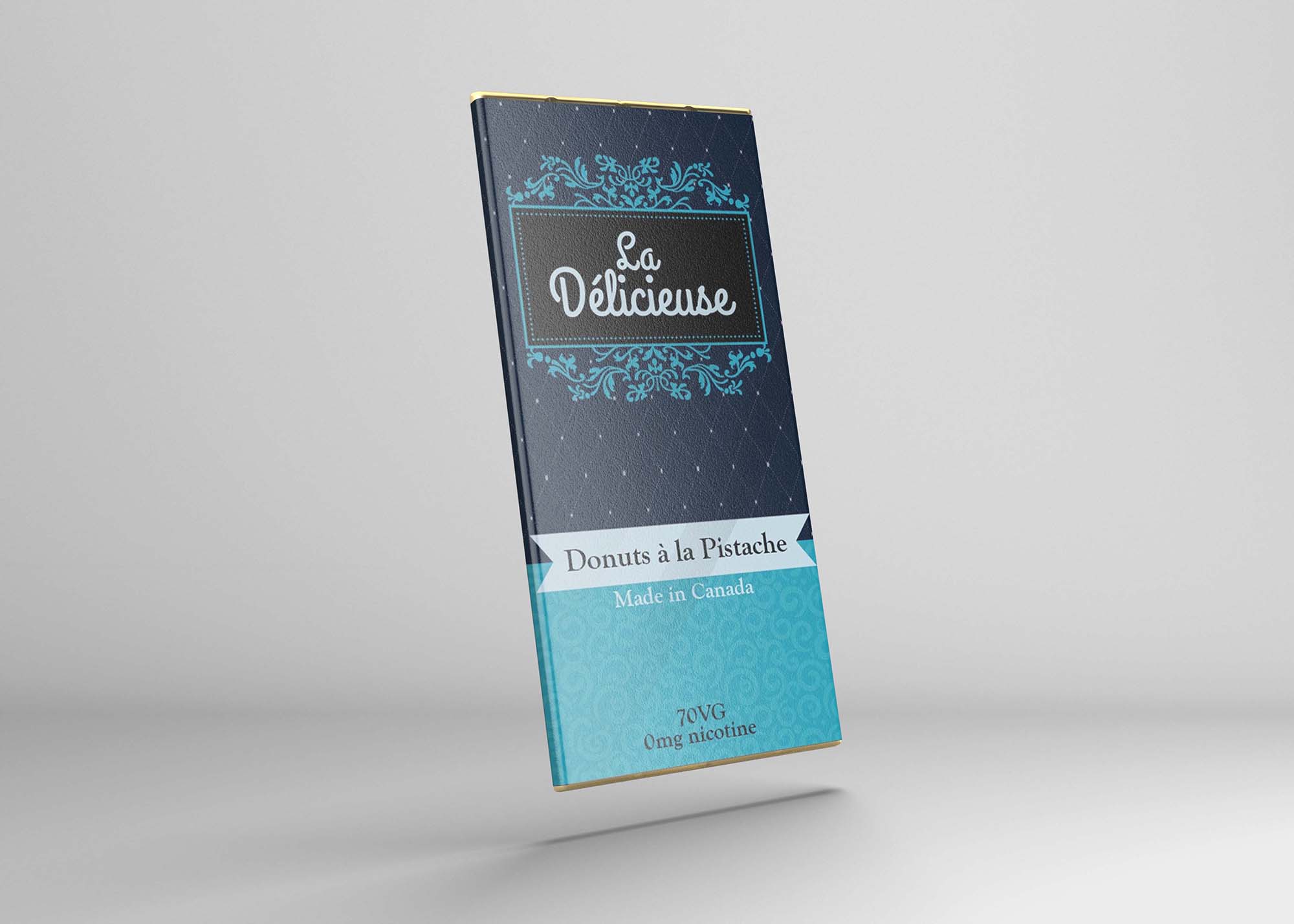 New Chocolate Bar Label Mockup