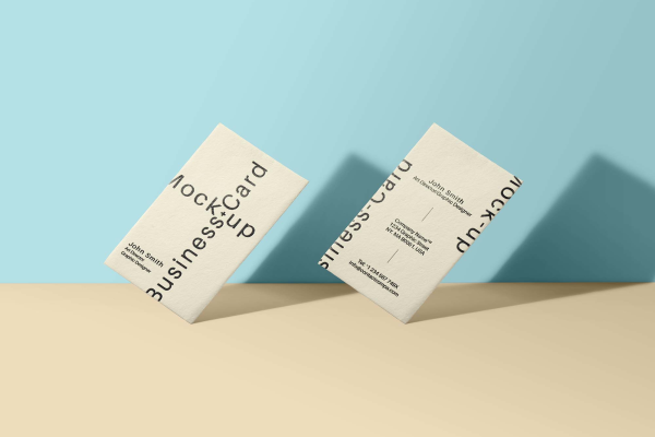 Two Business Cards Mockup