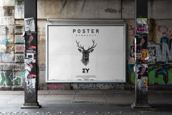 Urban Billboard Mockup