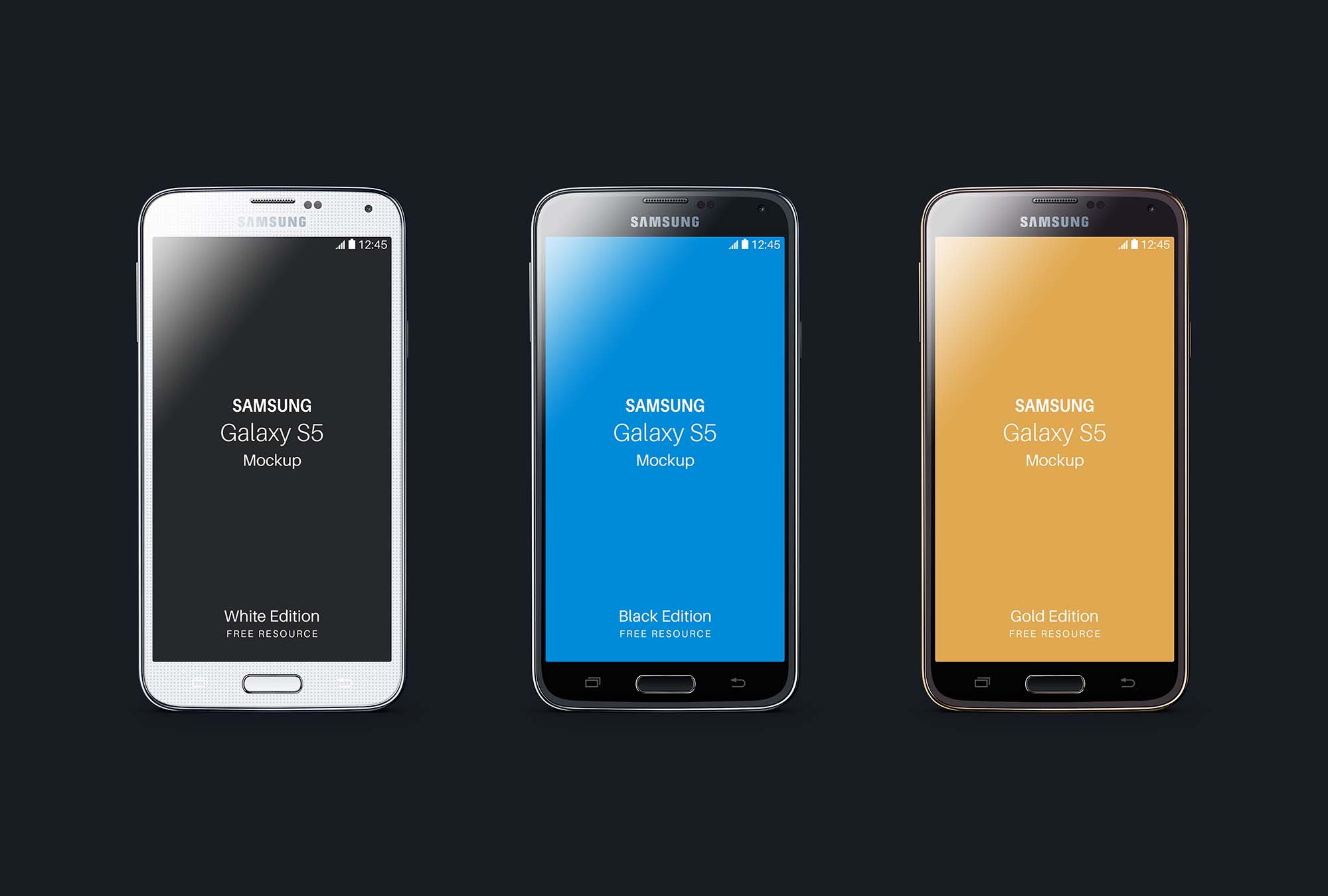 Samsung Galaxy S5 Mockup