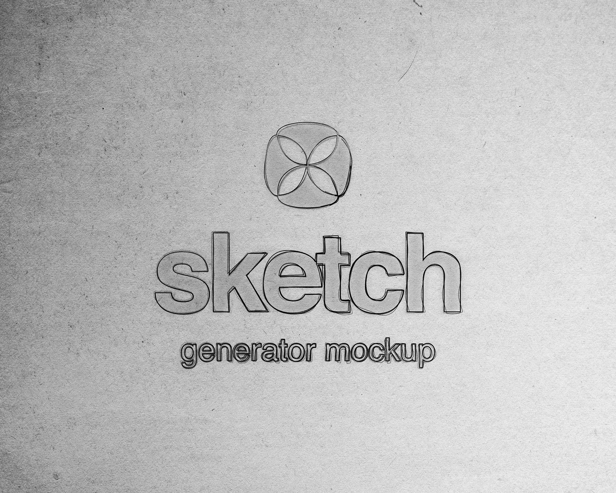 Sketch Generator Photoshop Mockup