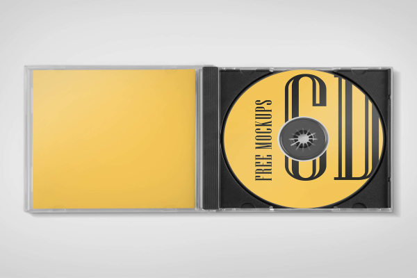 CD Jewel Case Mockup