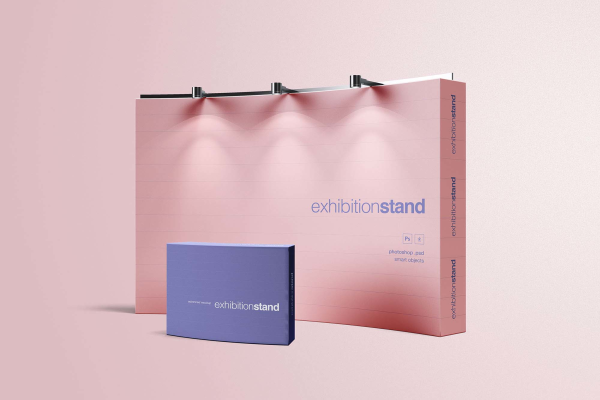 Simple Exhibition Stand Mockup