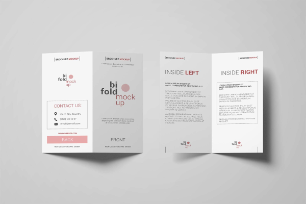 Bifold Invitation Mockup