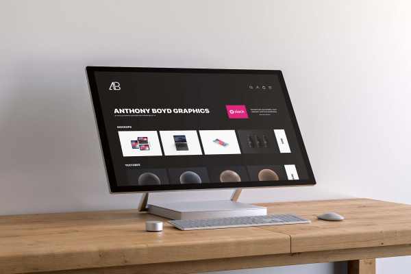 Surface Studio Screen Mockup