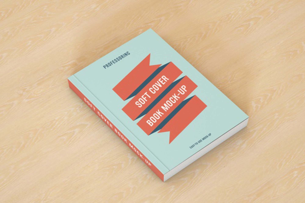 Soft Cover Book Mockup