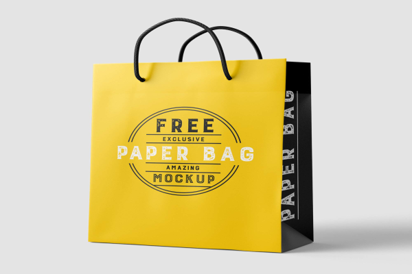 Paper Shopping Bag Mockups