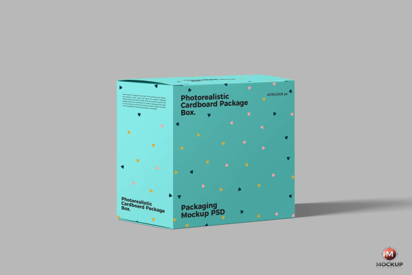 Packaging Box Presentation Mockup